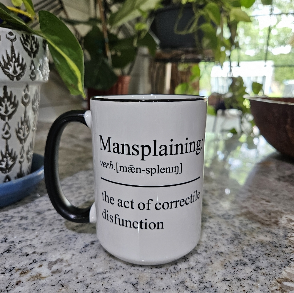 Coffee Mug "mansplaining"